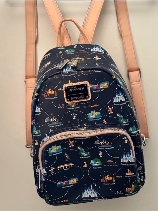 disneyland mini backpack DLR Front zipper pocket EXCLUSIVE DROP: Loungefly Disney Parks